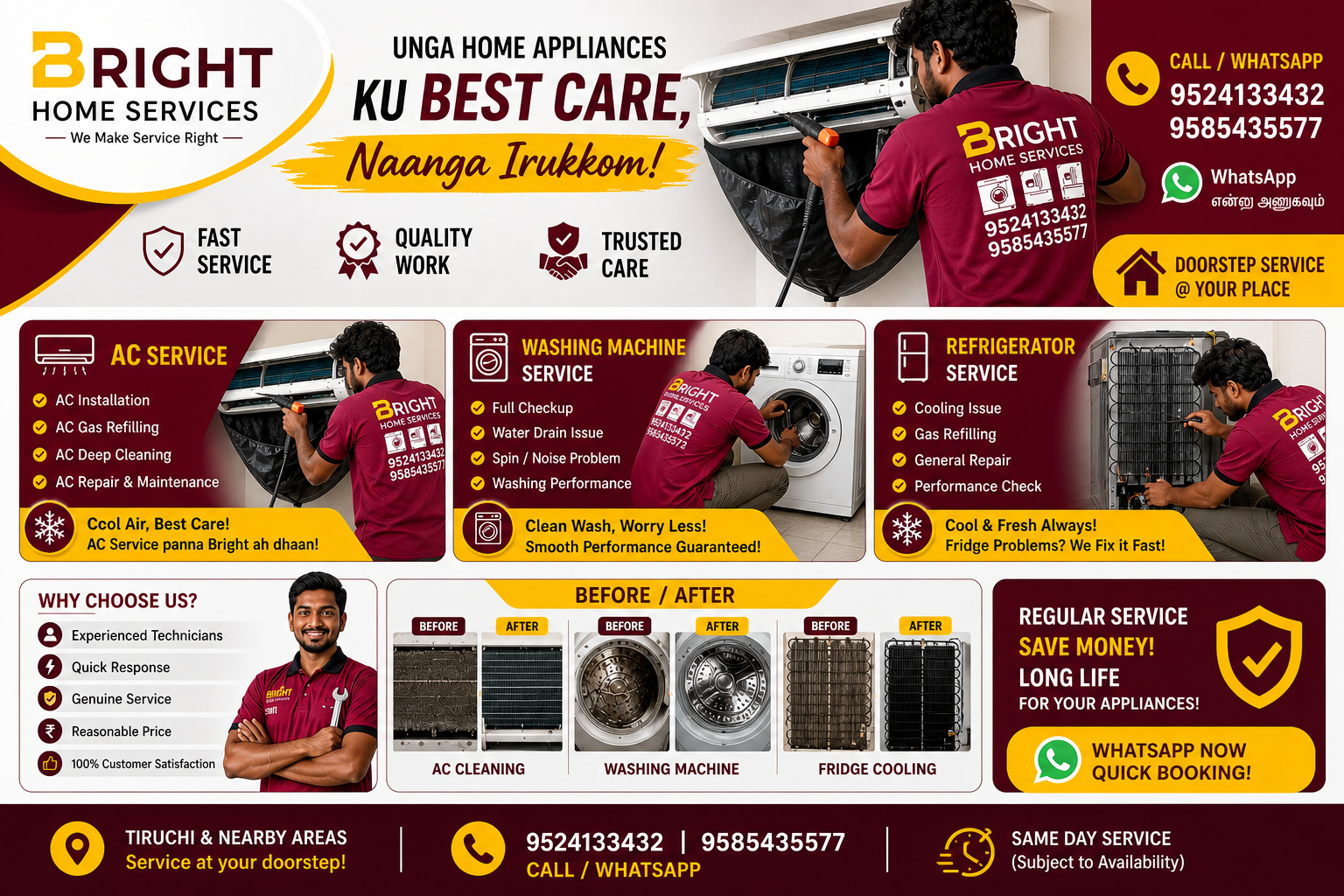 Technician working